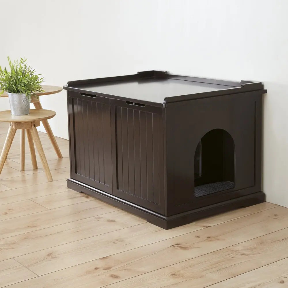 Modern Design Wooden Cat Litter Box