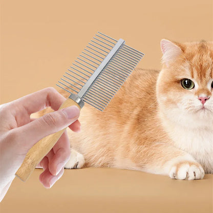 Eco Cat Hair Brush Stainless Steel