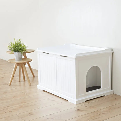 Modern Design Wooden Cat Litter Box